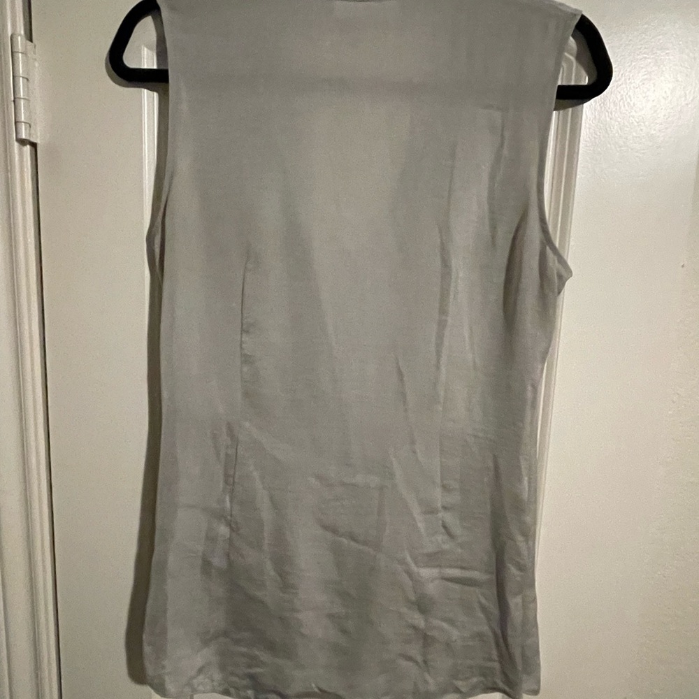 White Label Rofa Fashion Silver Drape Top - Picture 3 of 4